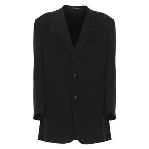 Yohji Yamamoto Black Single-Breasted Jacket - NWT